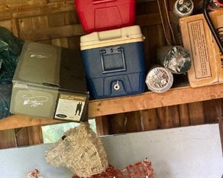 Coolers and shed stuff