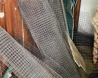 Chicken wire and wire fencing