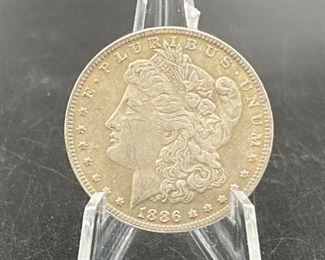 1886 Morgan Silver dollar 