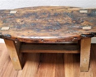 Antique rustic bench/stool