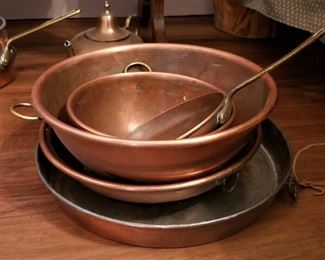 Copper bowls