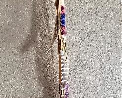 Talking stick. These talking sticks are passed around to each person in a Native American circle, signifying it is your turn to talk.