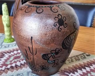 Fabulous Southwest pottery. Many pieces are signed