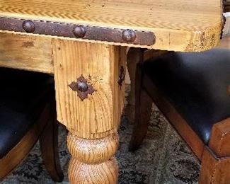 Details of dining room table