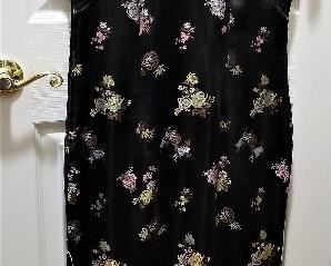 Oriental black dress