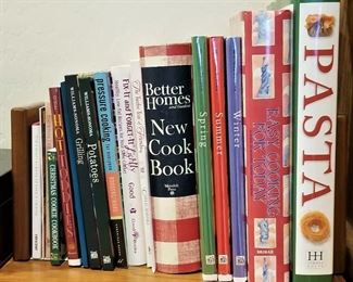 Cookbooks and lots of books for sale