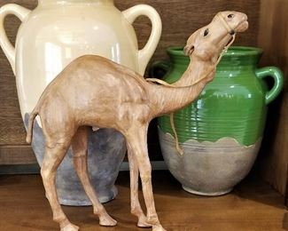 Camel and great pottery art pieces