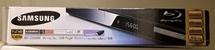 New in box Samsung dvd blu-ray player