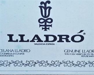 Lladro figurines for sale.