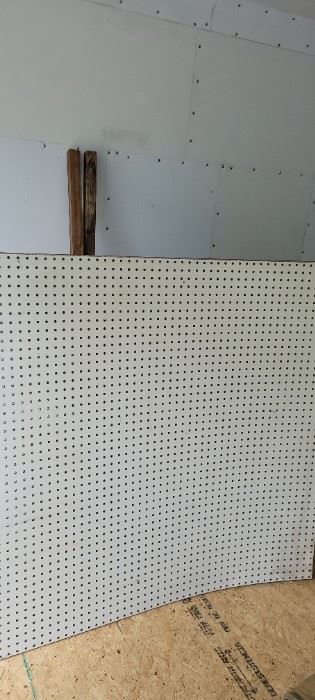Sheets of Pegboard