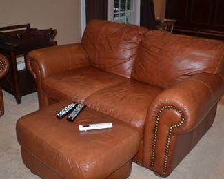 Leather Soda and Love-seat