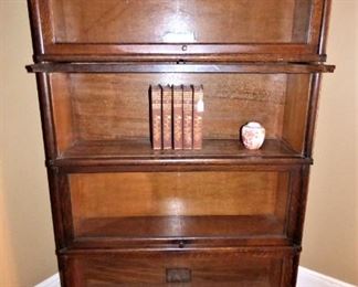 Globe-Warnicke Antique Oak Barrister's Bookcase