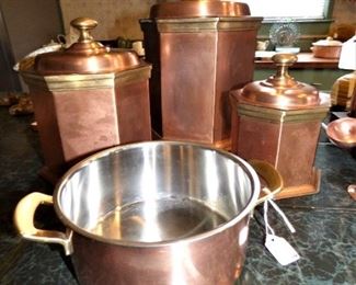 Copper Pot, Canisters