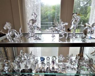 Swarovski Crystal Animal Figurines (MOST are Swarovski, but there are a few that are NOT)