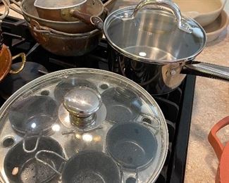 18/8 stainless pans and copper pans