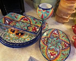 Mexican pottery dishes
