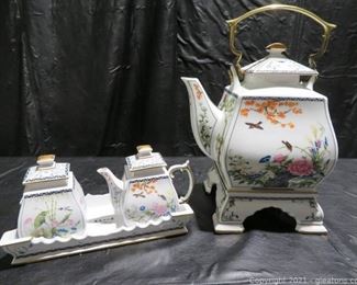 Birds and Flowers of the Orient Tea Set