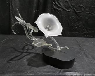 Remarkable Frabel Morning Glory Frosted Glass