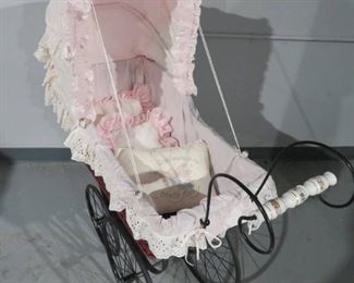 Retro Baby Doll Carriage