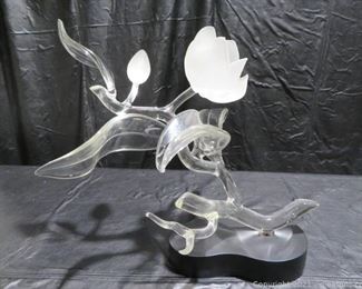 Spectacular Vintage Frabel Glass Structure