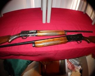 Belgium Browning 16ga and Remington Model 11 12ga