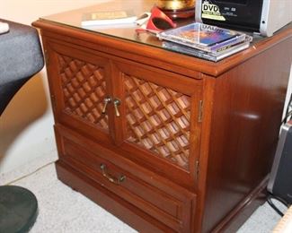 one of a pair of nightstands