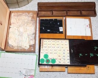 May Jong sets and trays