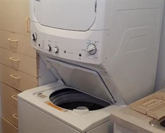 GE stack washer dryer