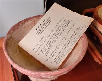 1000 year old clay bowl