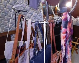 Stetson 3X, Brookstone, Tilley, Dunn hats, Coach purse