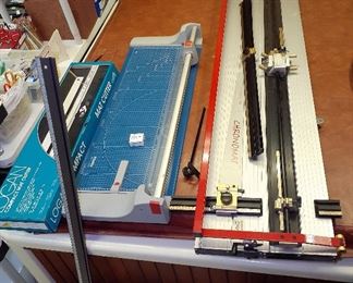 Logan, Dahle, 72" Chronomat mat cutters, photo framing equipment