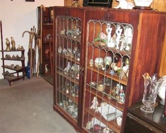 Leaded Glass Cabinet