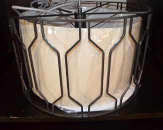 NEW HANGING LIGHT WAITING TO BE HUNG IN SOMEONES HOME