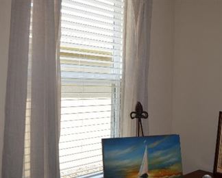 CURTAIN AND RODS FOR SALE