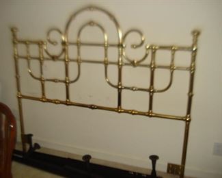 brass bed