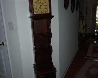 Clock with shelves