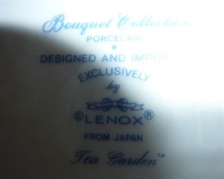 Lenox from Japan- Tea Garden- Bouquet Collection Porcelan