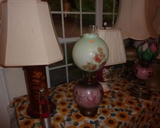 Unique lamps - some handmade.