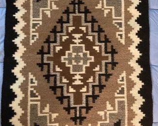 Navajo hand woven rug from Garlands trading