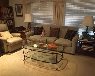 Crate & Barrel sofa.