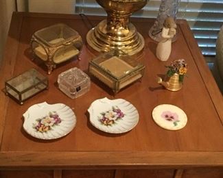 Antique,  French, Victorian , trinket boxes. 