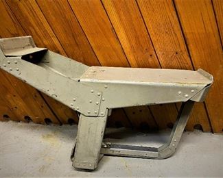 Metal telephone exchange ladder seat extension .........To register and to place bids go to https://capitolsalesservices.hibid.com/ 