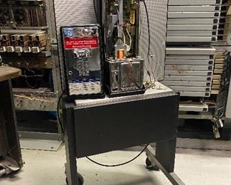 Western Electric pay phone testing cart