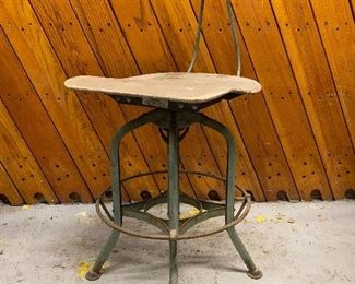 Another industrial telephone operator stool by Toledo Metal Furniture 