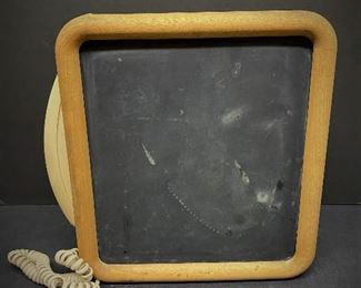 Vintage chalk blackboard wall rotary dial telephone by Western Electric for Bell System