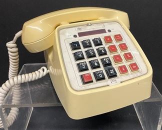 Vintage GTE Figure calculator telephone from the 1970s