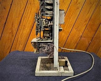 Phone exchange Switch relay on a stand