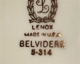 "Belvidere" china by Lenox - made in the USA!