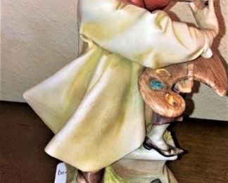Vintage Antonio Borsato figurine (Milano, Italy) "Painting Man"