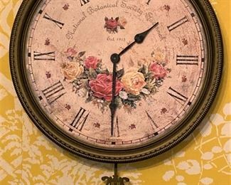 National Botanical society Clock - Savannah